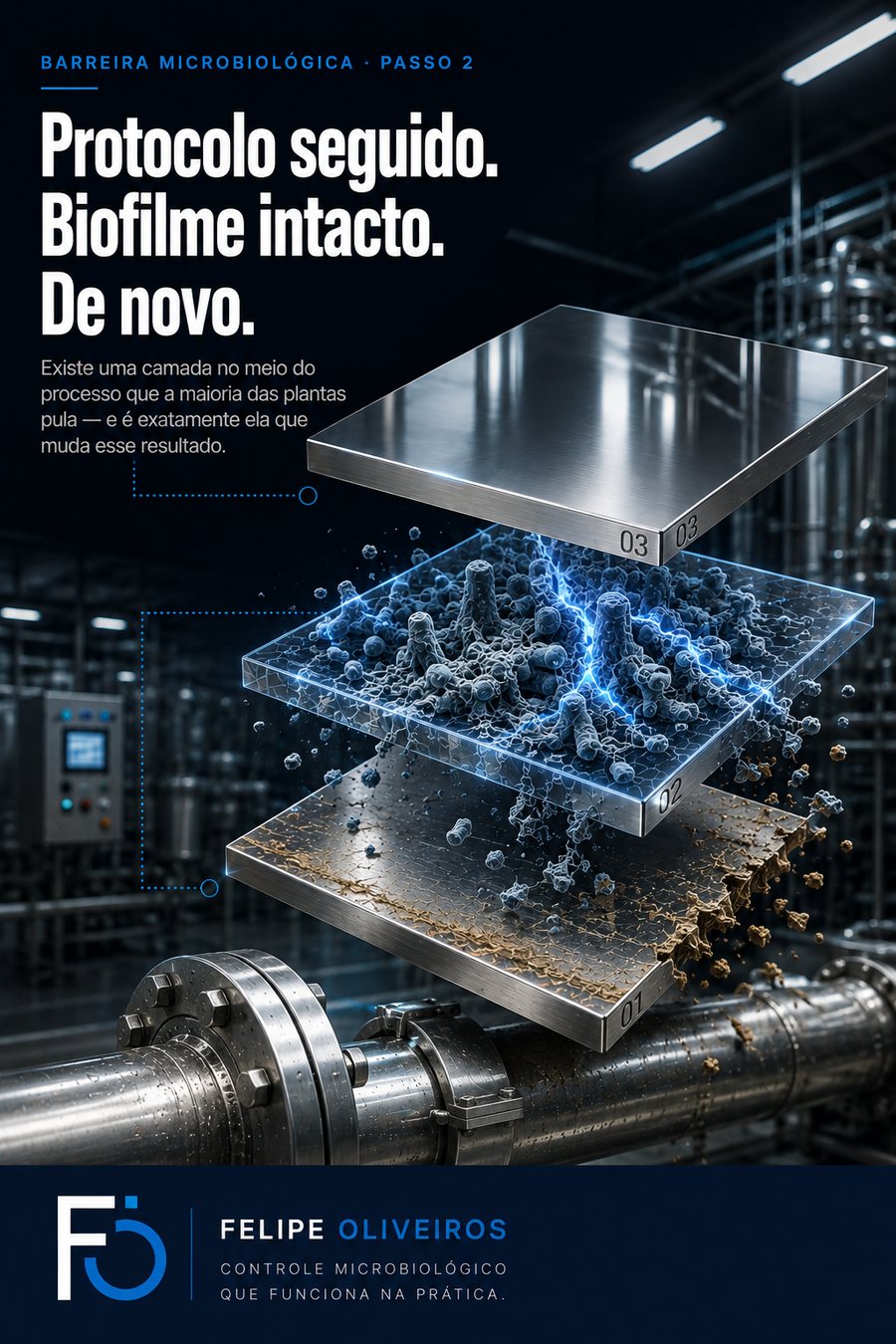 Post: Biofilme, passo 2, por que a resposta não está em esfregar mais